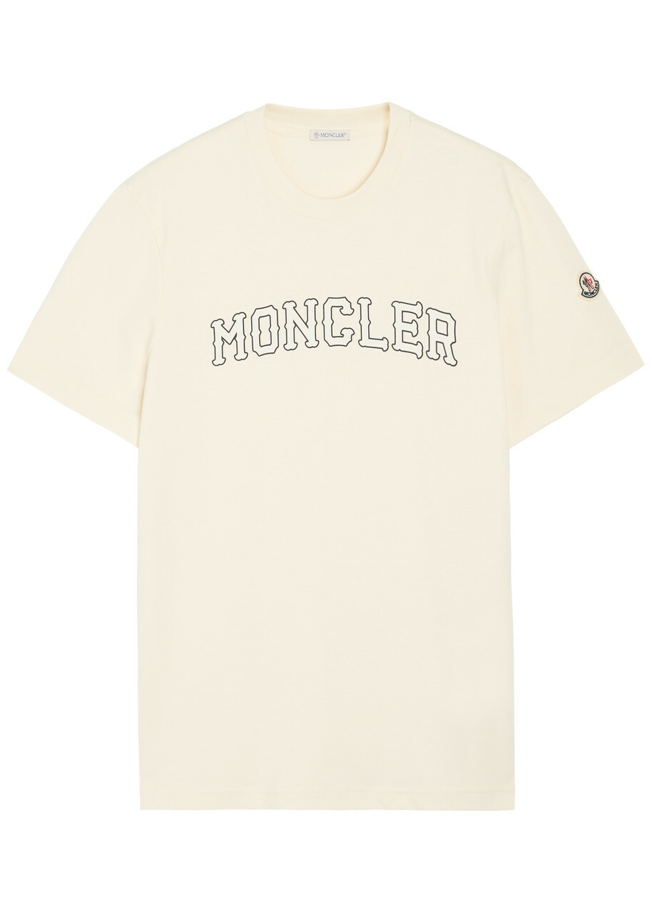 Moncler Logo-print Cotton T-shirt Multicoloured 1