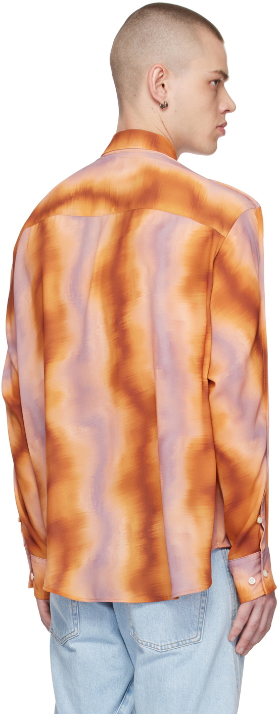 NVRFRGT Orange Graphic Shirt