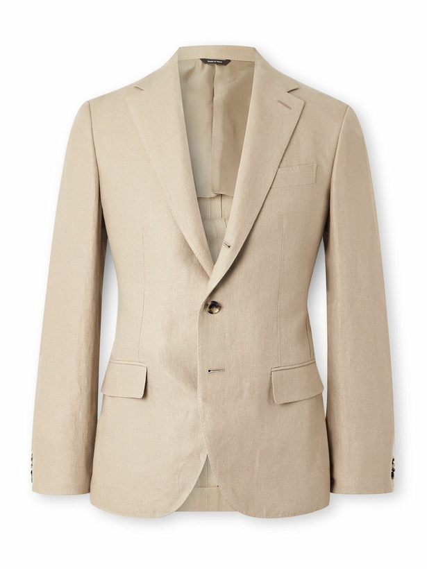 Photo: Loro Piana - Linen Suit Jacket - Neutrals