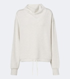 Varley Betsy draped jersey sweatshirt