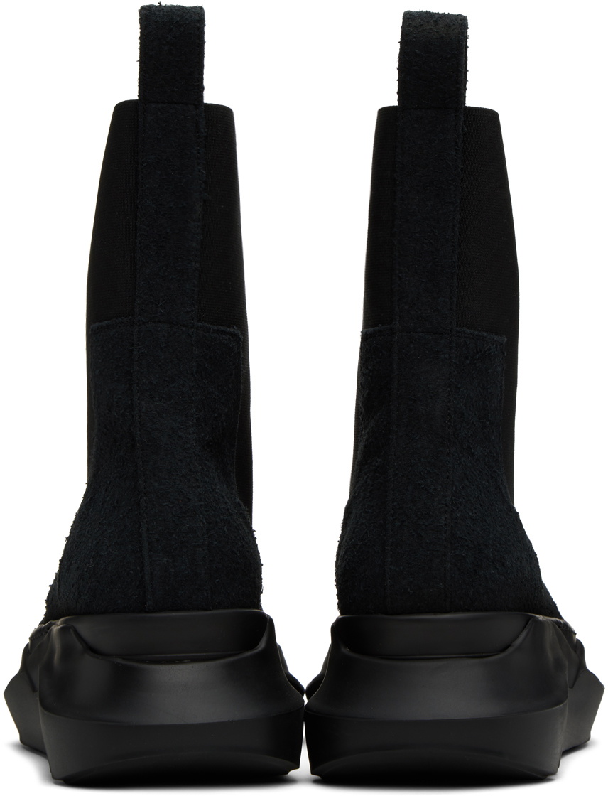 Rick Owens DRKSHDW Black Beatle Abstract Boots