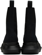 Rick Owens DRKSHDW Black Beatle Abstract Boots