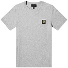 Belstaff Men's Patch Logo T-Shirt in Grey Melange