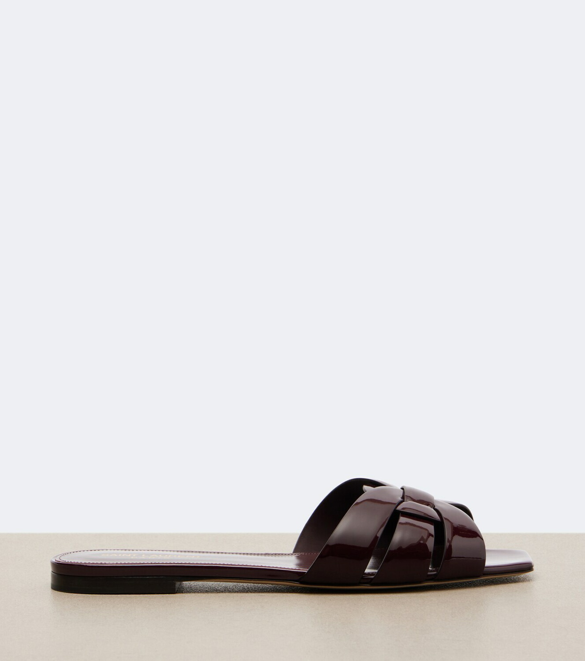 Saint Laurent Tribute patent leather sandals
