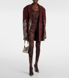 Wolford x Etro Tattoo paisley catsuit