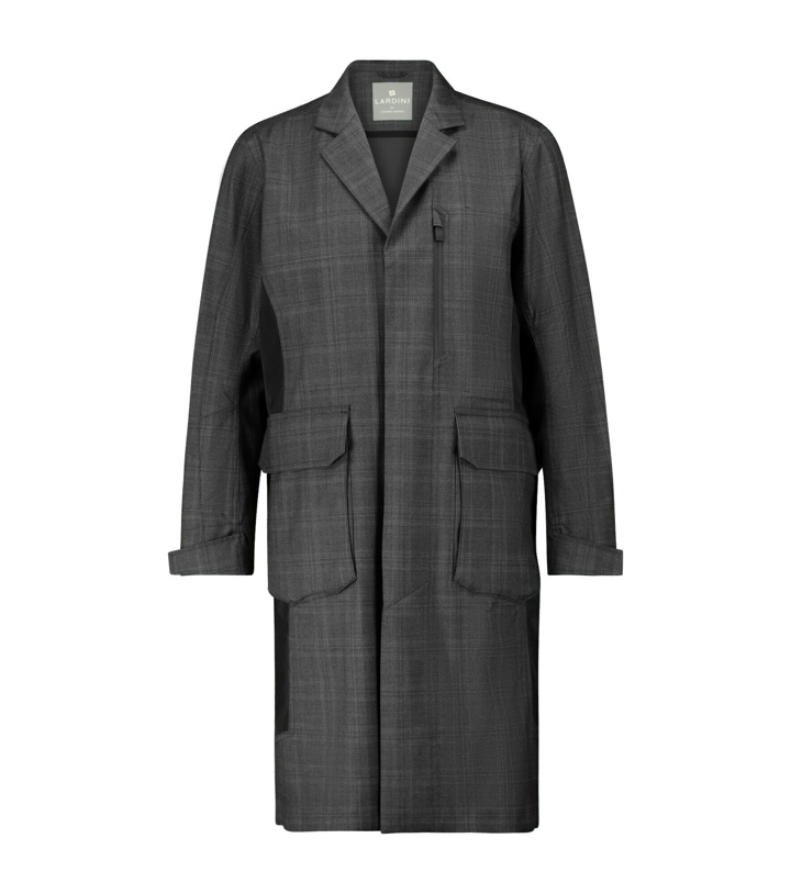 Photo: Lardini - Technical checked overcoat