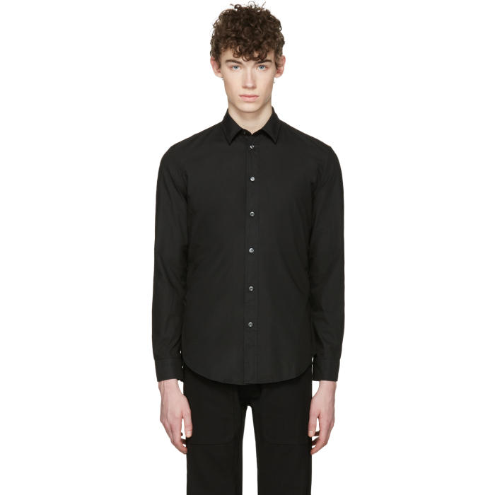 Photo: Maison Margiela Black Garment-Dyed Shirt