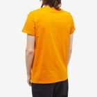 Balmain Men's Eco Small Logo Printed T-Shirt in Bright Orange/White