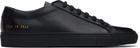 Common Projects Black Original Achilles Low Sneakers