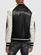 DSQUARED2 - Embroidered Cotton Blend Zip Jacket