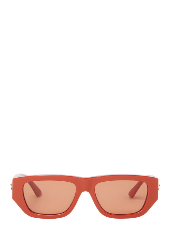 Photo: Bottega Veneta Bolt Rectangular Sunglasses