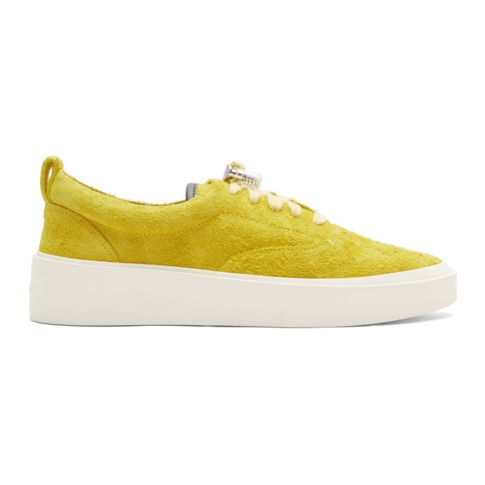 Photo: Fear of God Yellow Suede 101 Lace-Up Sneakers