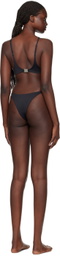 HELIOT EMIL Black Ventral Bikini