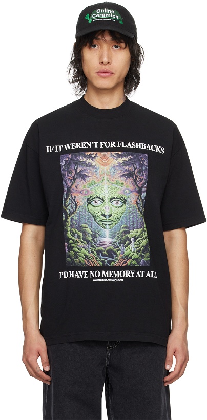 Photo: Online Ceramics Black 'Memories' T-Shirt