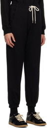 Dunst Black Logo Patch Sweatpants