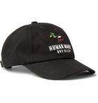 Human Made - Logo-Embroidered Cotton-Twill Baseball Cap - Black