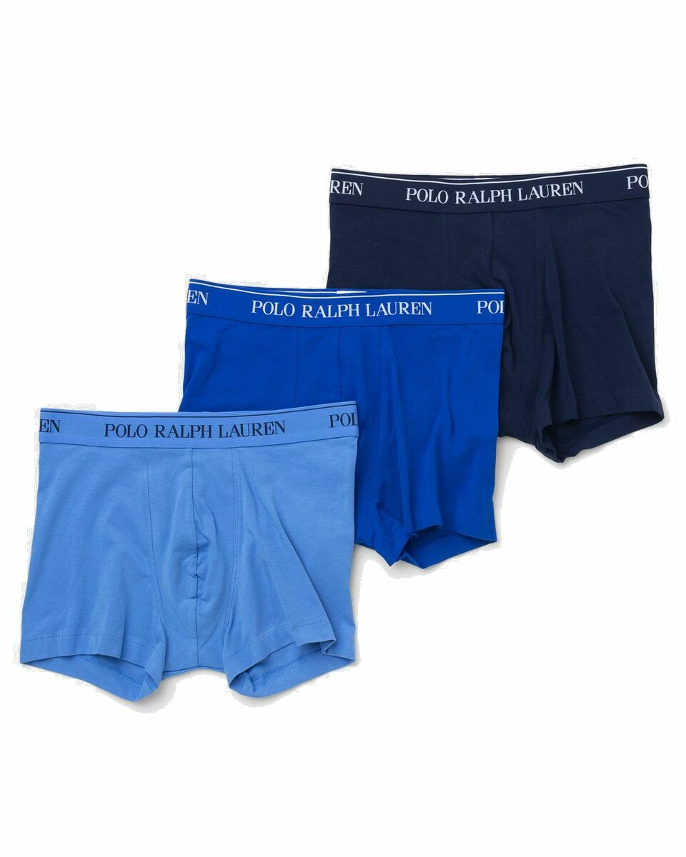 Photo: Polo Ralph Lauren Classic 3 Pack Trunk Blue - Mens - Boxers & Briefs
