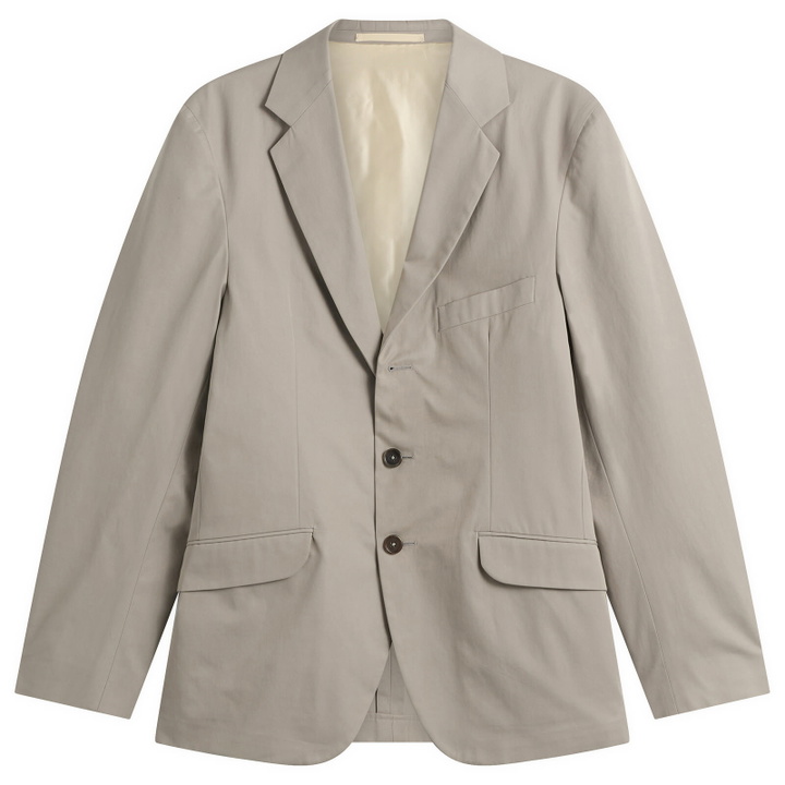 Photo: Jil Sander Men's Cotton Regular Fit Blazer in Ash Grey