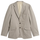 Jil Sander Men's Cotton Regular Fit Blazer in Ash Grey