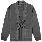 Maharishi Men's Hemp Organic Sweat Kimono in Black
