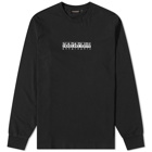 Napapijri Men's Long Sleeve Sox Box T-Shirt in Black