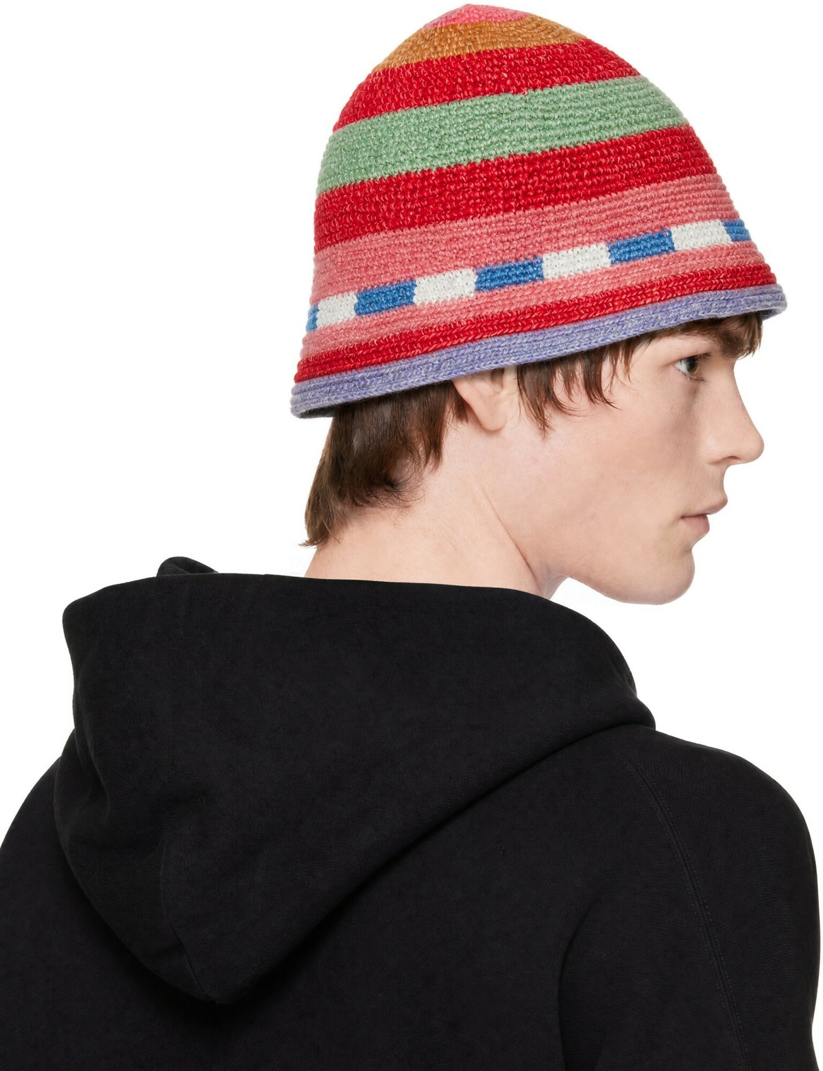 visvim Red Meda Crochet Knit Hat