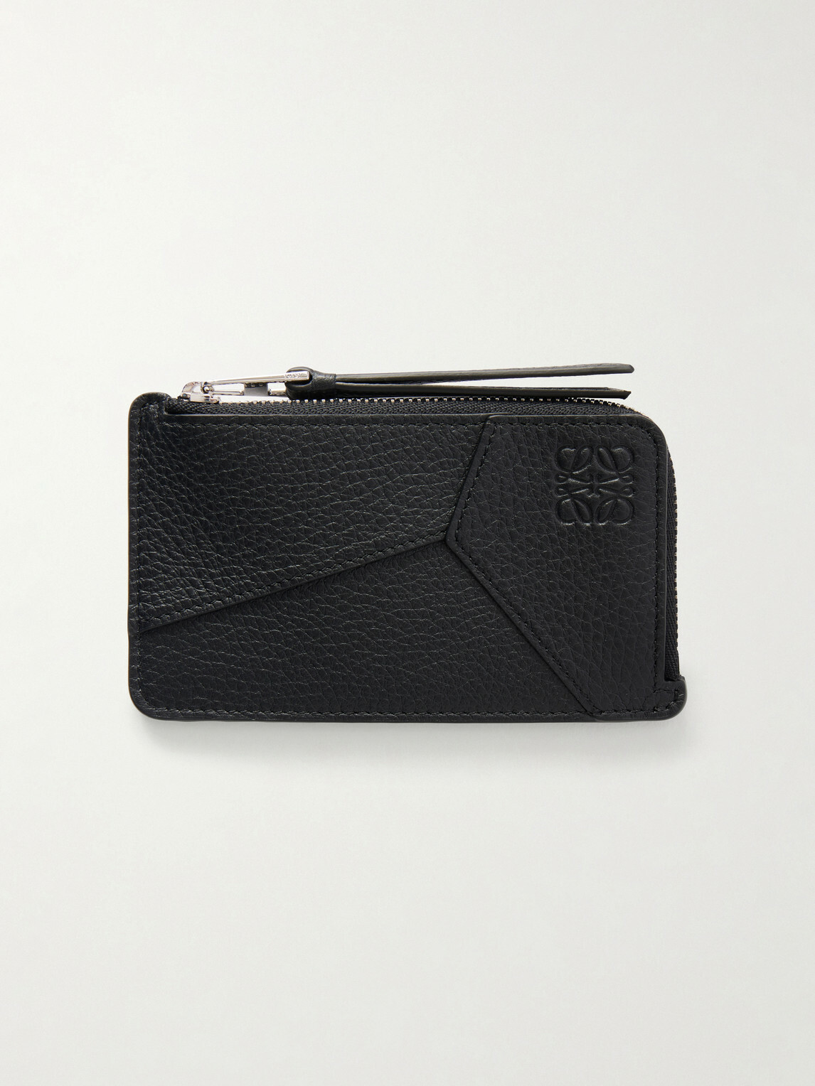 LOEWE - Puzzle Full-Grain Leather Cardholder - Black