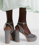 Gianvito Rossi Rania embellished organza platform sandals