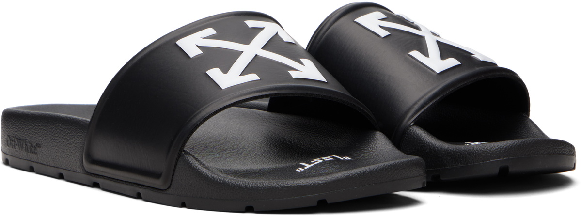 Off-White Black Arrow Slides