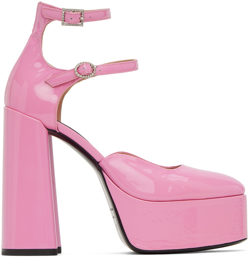 Les Petits Joueurs Pink Sole Jane Heels