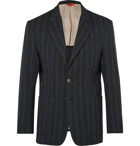 Barena - Unstructured Striped Woven Blazer - Gray