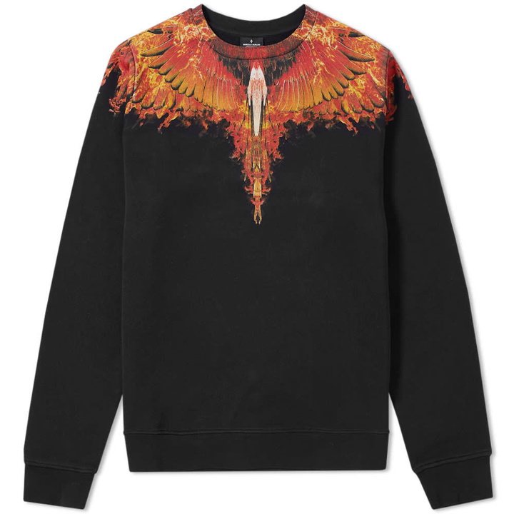 Photo: Marcelo Burlon Flame Wing Crew Sweat Black