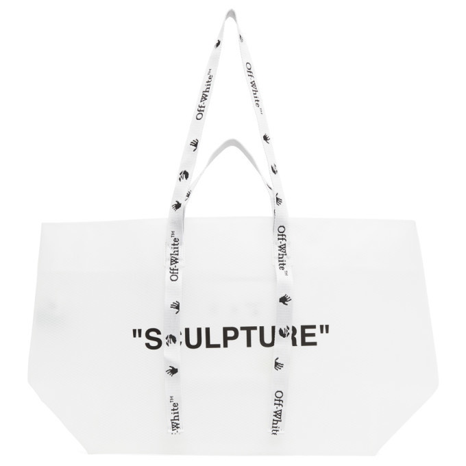 Photo: Off-White White PVC Commercial Tote