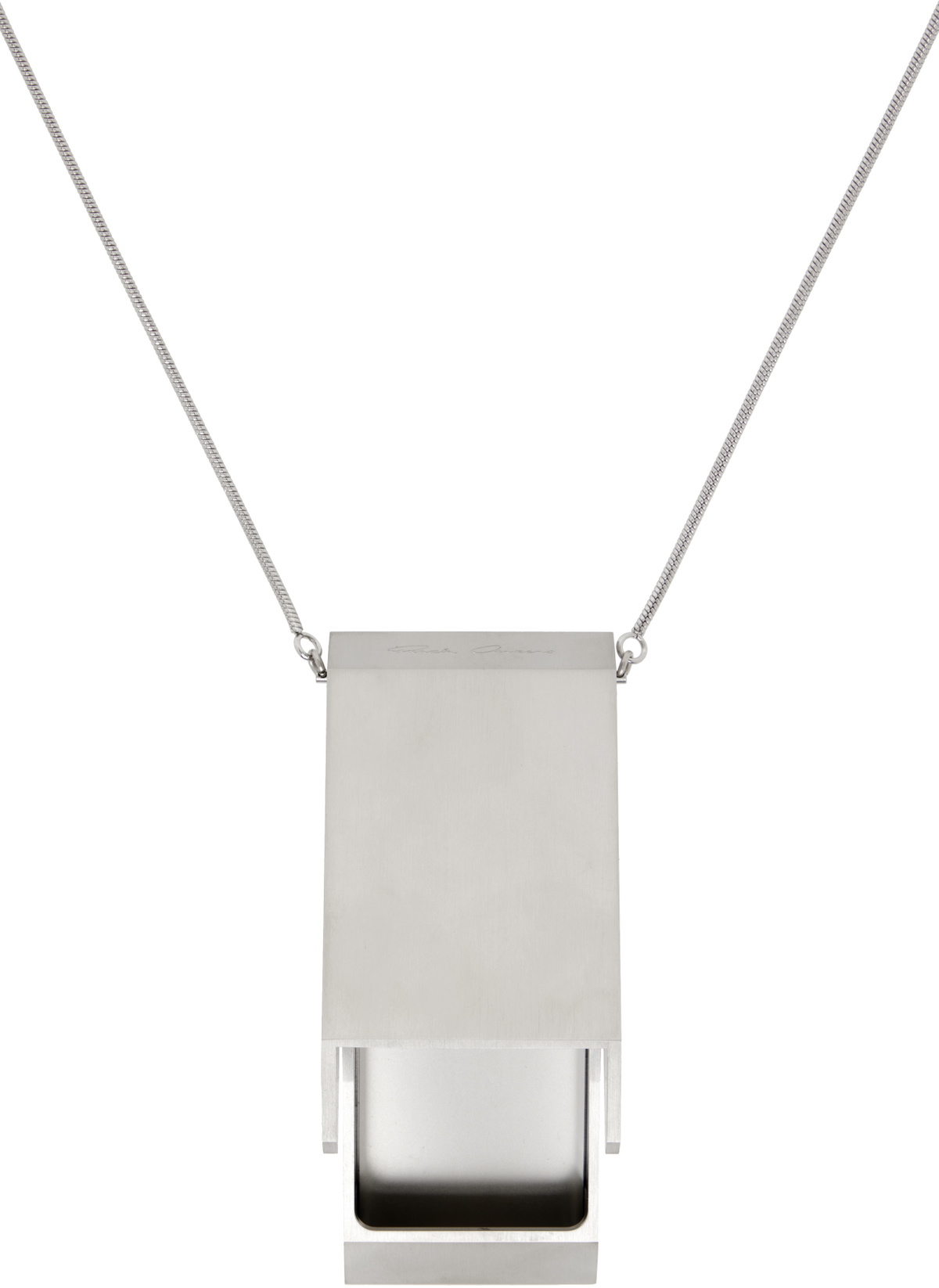 Rick Owens Temple Portable Ashtray Necklace