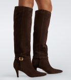 Veronica Beard Angeline suede knee-high boots