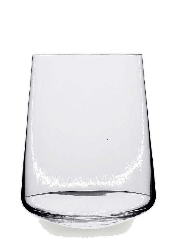 Photo: Set of Two Stand Up White Wine Glasses in Transparent