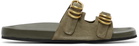 rag & bone Khaki Rue Suede Sandals