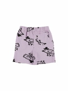 BOBO CHOSES Birds Print Organic Cotton Shorts