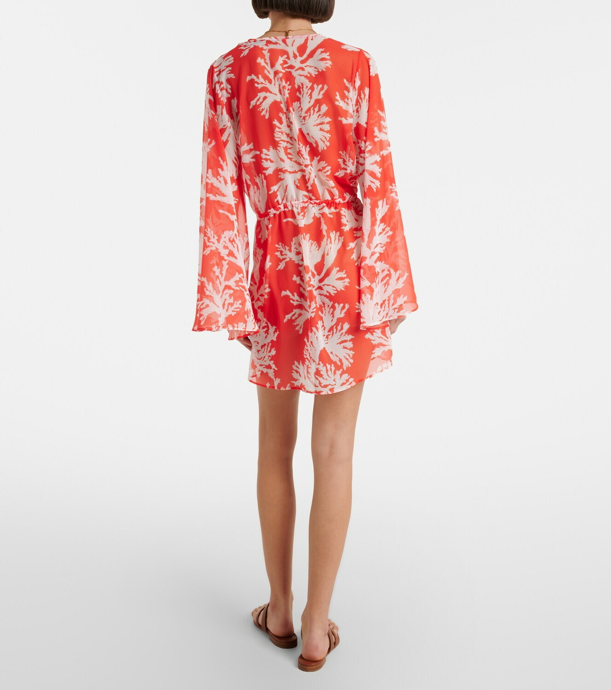 Alexandra Miro Chloe floral georgette kaftan