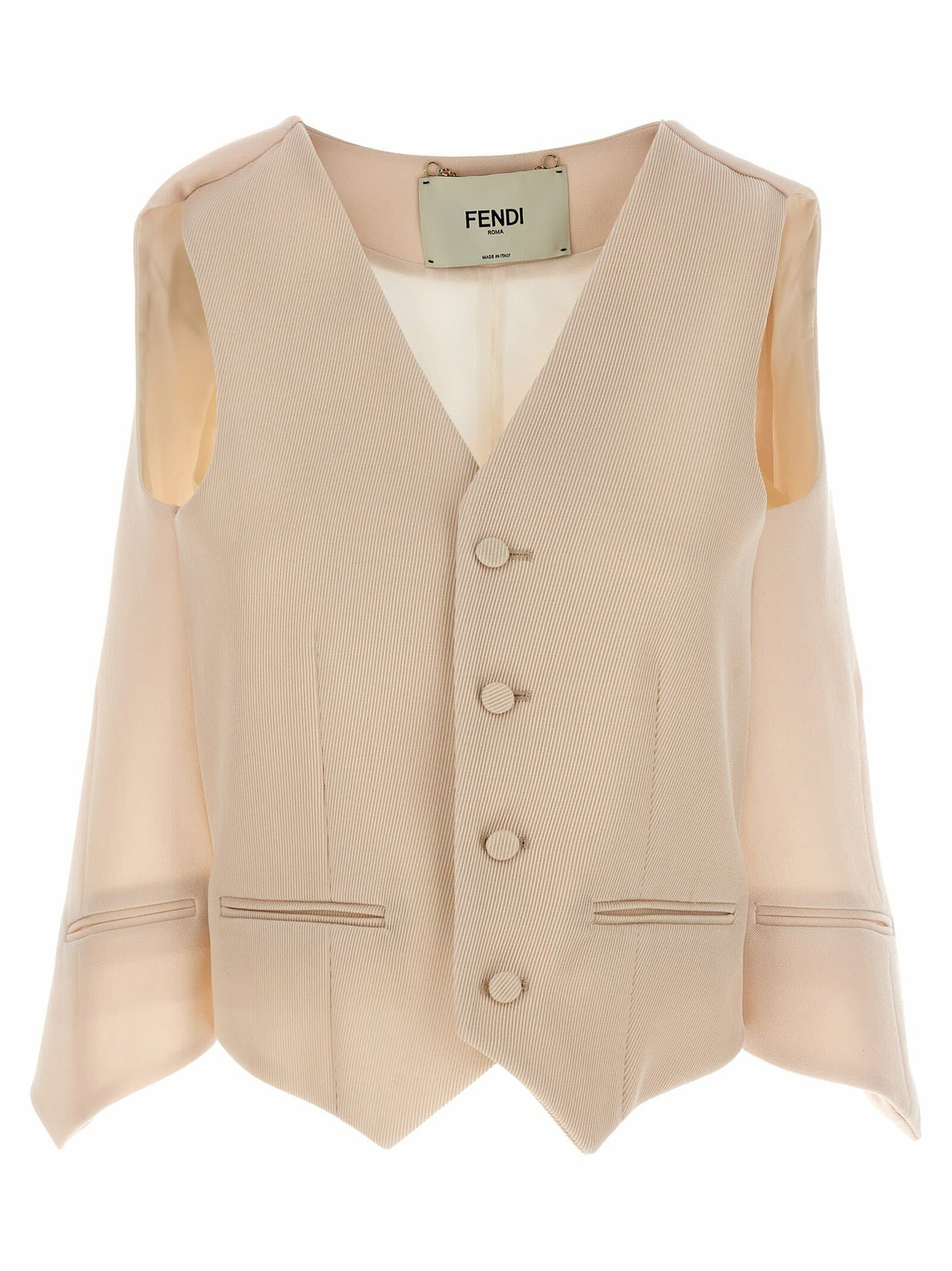 【送関込】FENDI☆satin crepe ff blazer FENDI satin crepe ff blazer Black Fendi