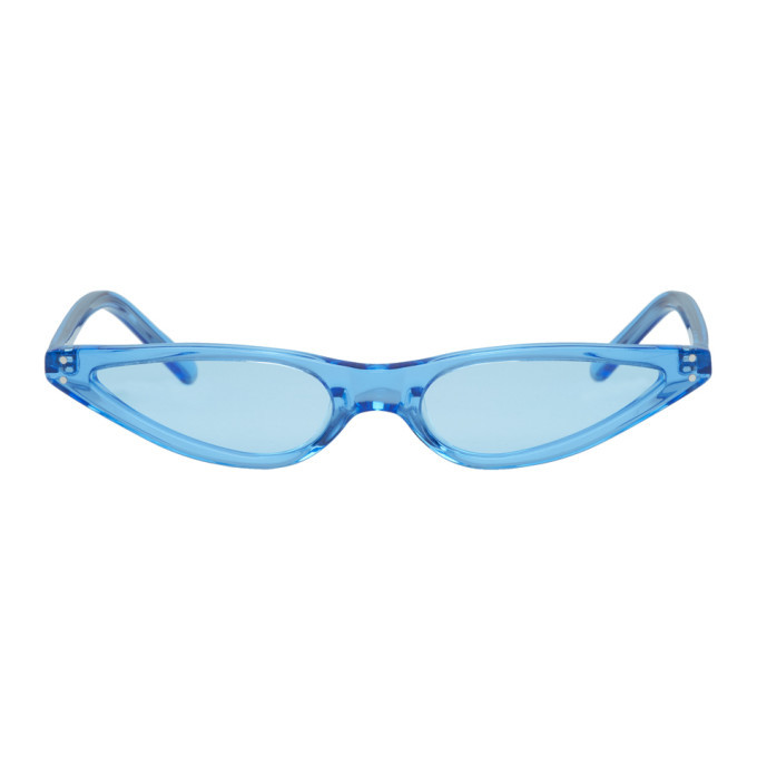 Photo: George Keburia Blue Micro Cat-Eye Sunglasses