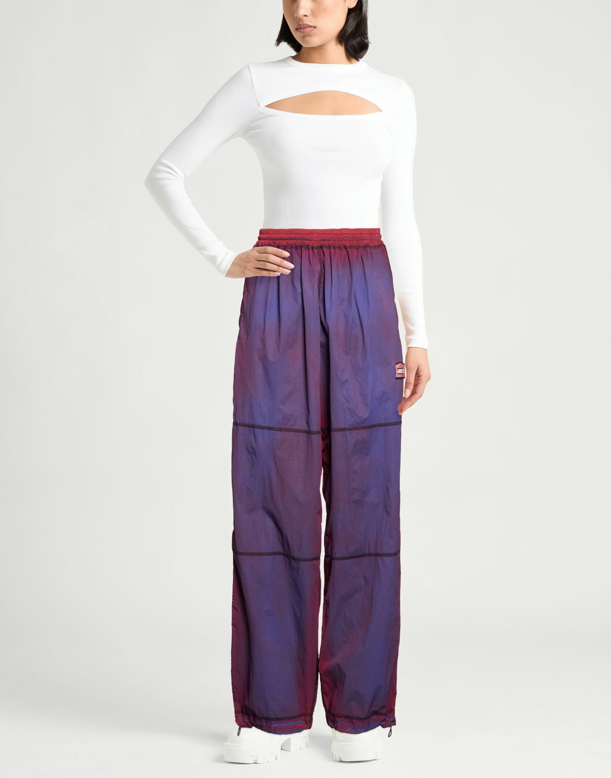 Aries Womens Pants in Purple