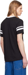 Anna Sui Black & White 'Anna Sui' Logo T-shirt