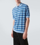 Marni Striped cotton polo shirt