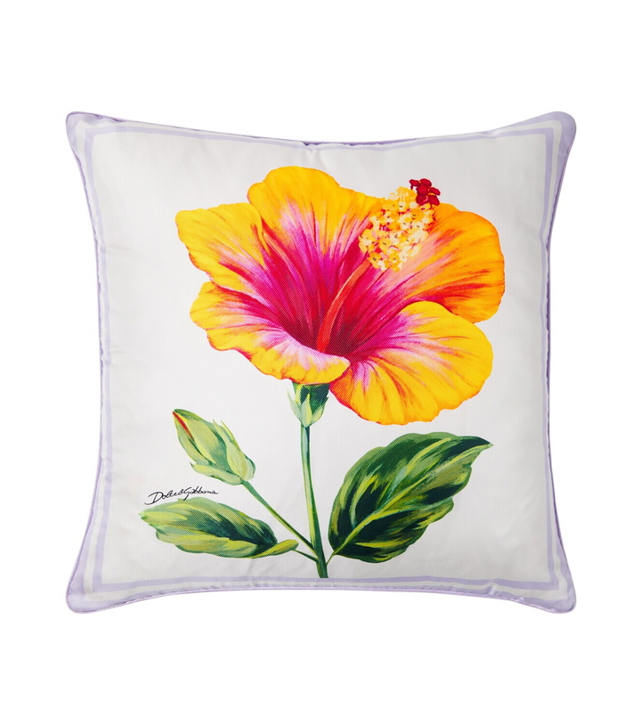 Photo: Dolce&Gabbana Casa Floral cotton canvas cushion