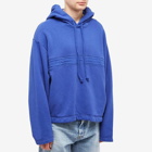 Acne Studios Men's Farmy Chain Rib Hoody in Sea Blue