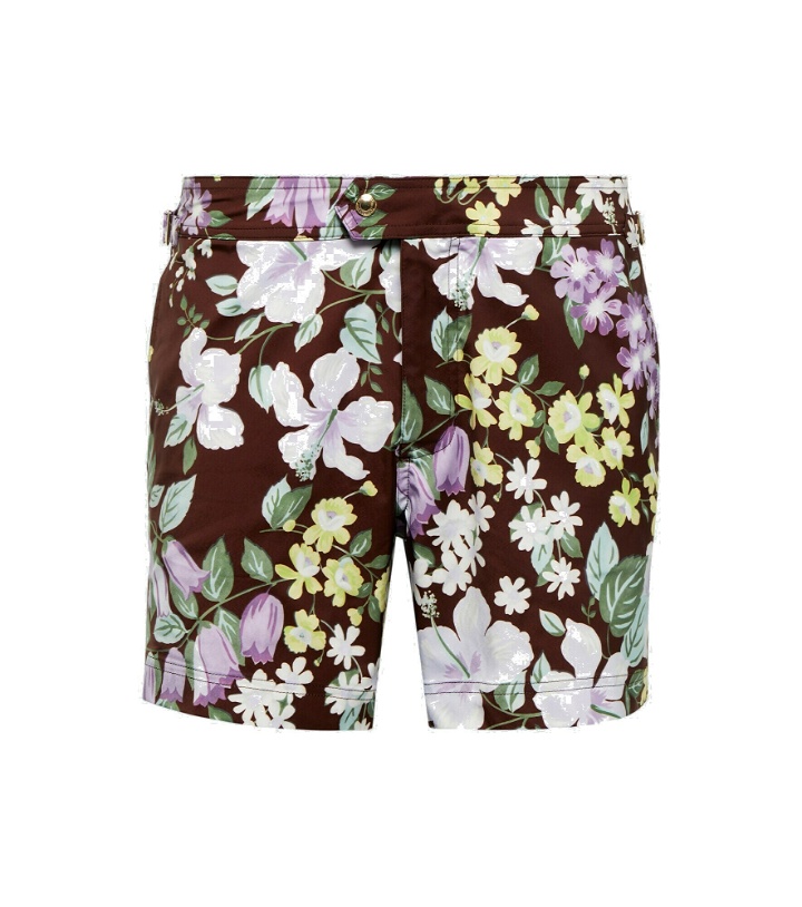 Photo: Tom Ford - Floral swim shorts