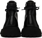 Marsèll Black Micarro Lace-Up Ankle Boots