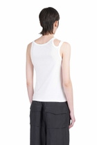 Laneus Topwear In White Cotton