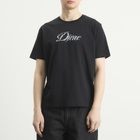 Dime Men's Cursive Smashed T-Shirt in Black